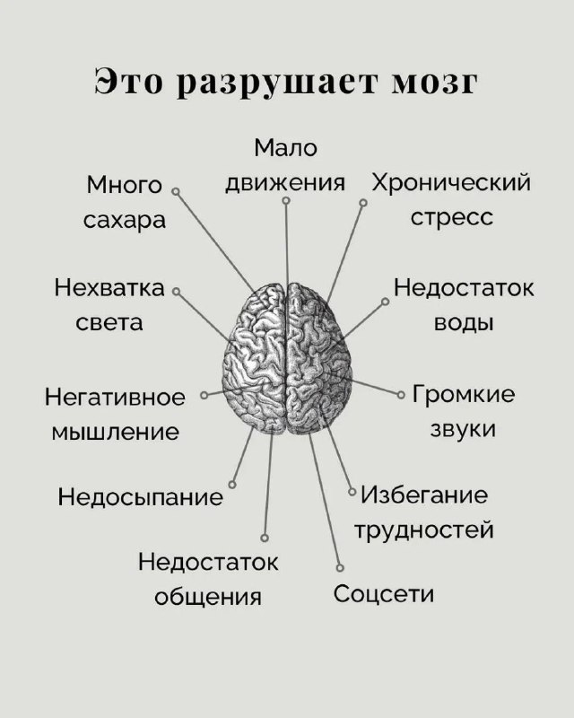 Это разрушает мозг
